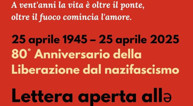 Lettera aperta allə antifascistə